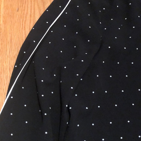 Vince Camuto Polka Dot Button Down Blouse - Picture 2 of 6